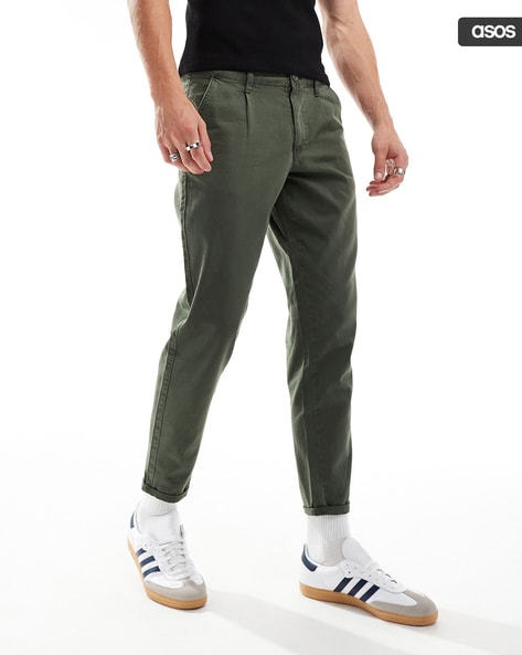 Buy Khaki Trousers Pants for Men by ASOS DESIGN Online Ajio