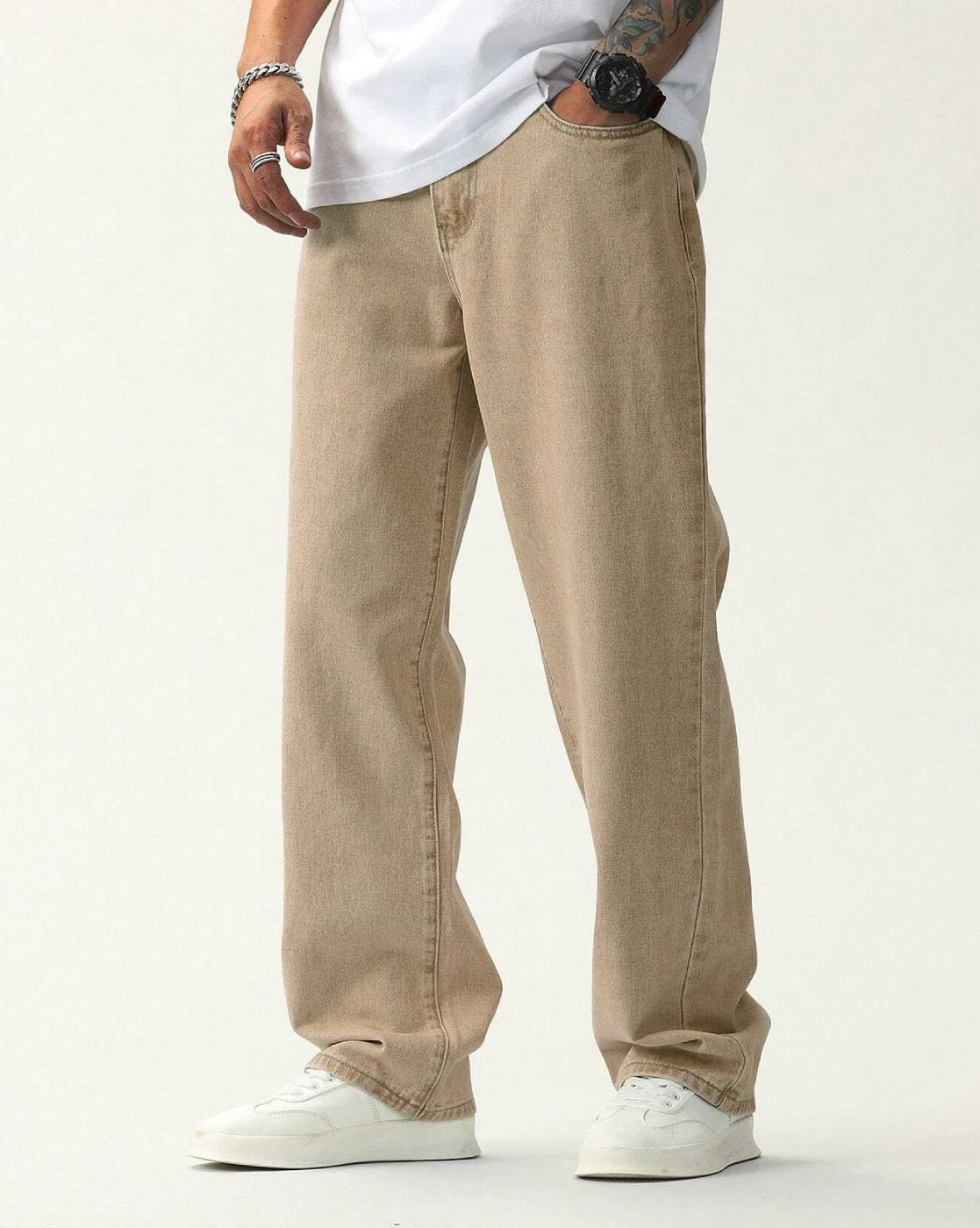 Buy Khaki Jeans for Men by Vooter Online