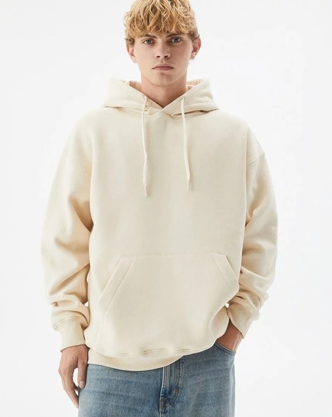 Men Oversized Fit Hoodie with Kangaroo Pockets