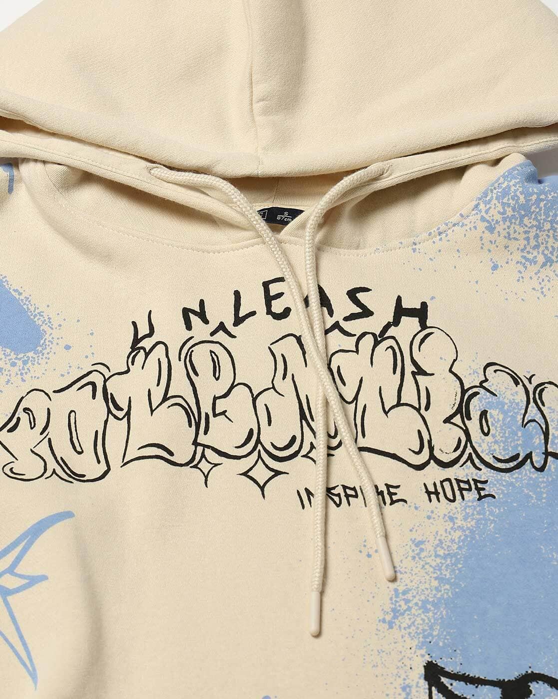 Buy Off White Sweatshirt & Hoodies for Women by DNMX Online | Ajio.com