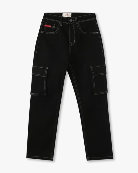 Lee Cooper Boys Mid-Rise Relaxed Jeans