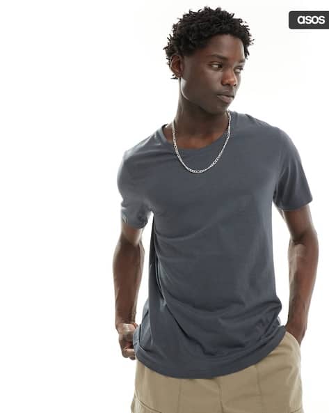 Buy Charcoal Tshirts for Men by ASOS DESIGN Online