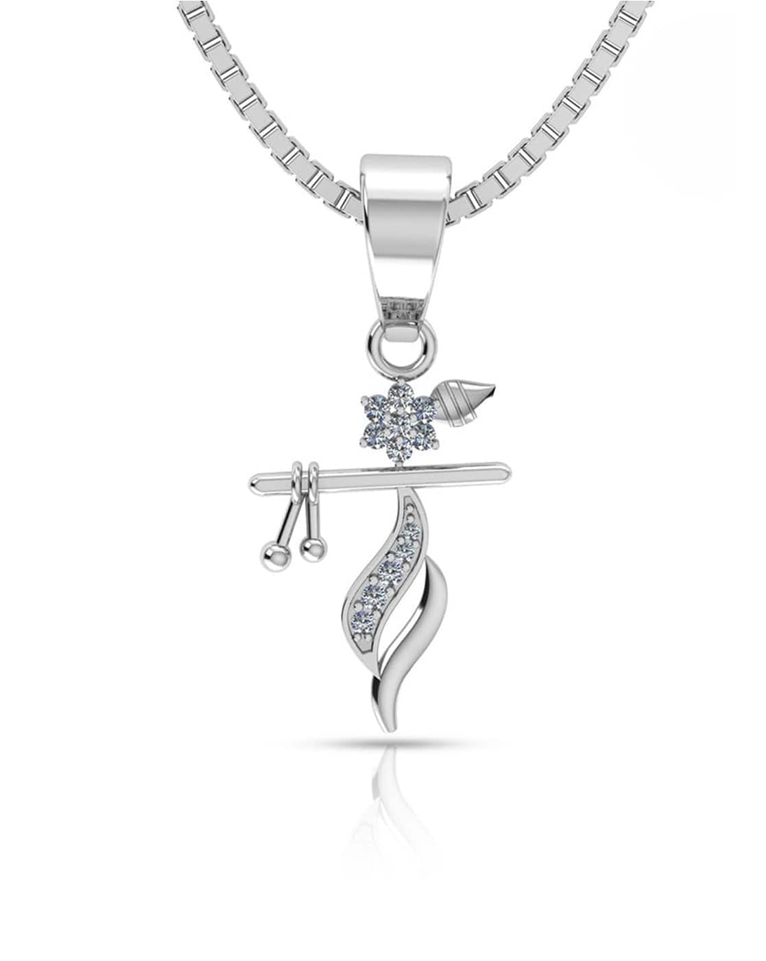 Buy Silver Necklaces Pendants for Women by Miss Highness Online