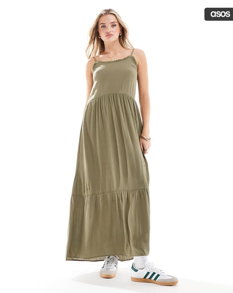 Miss selfridge khaki dress best sale