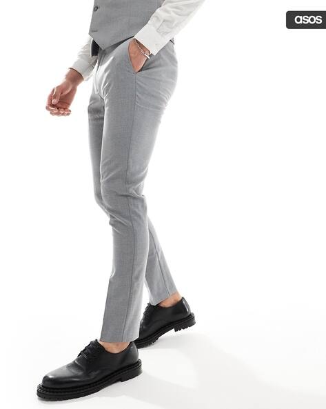 ASOS DESIGN Men Single-Breasted Skinny Fit Pants