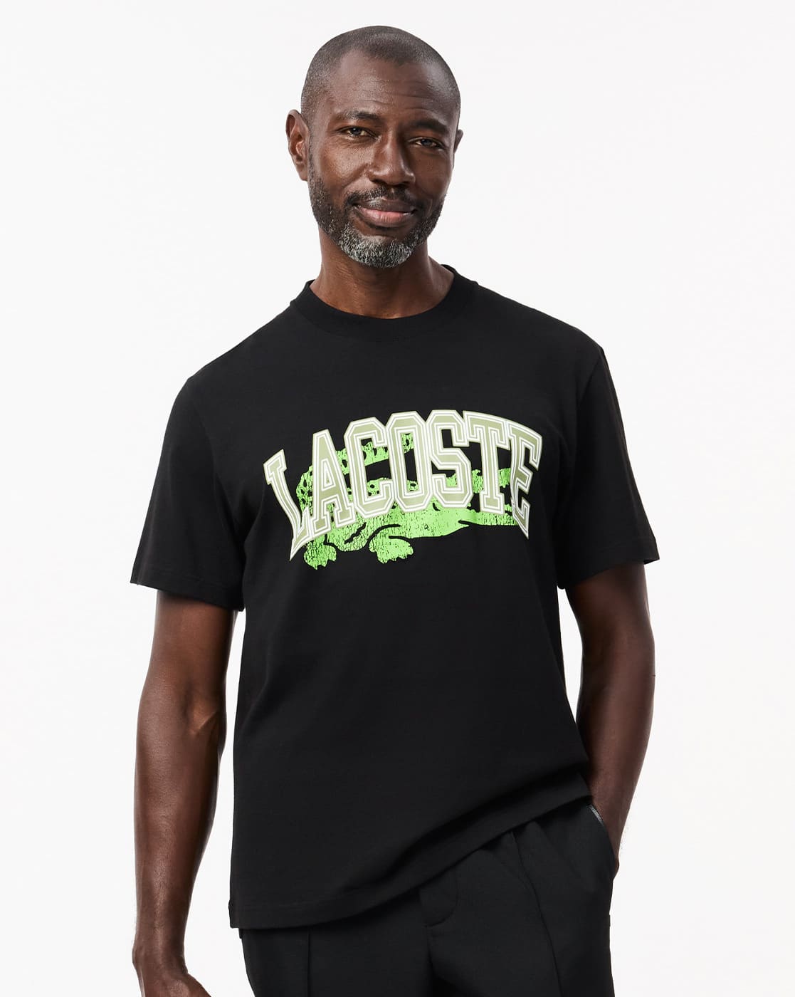 8gshoot LOGO PRINT MOCK NECK L/S TE（Buy Black Tshirts for