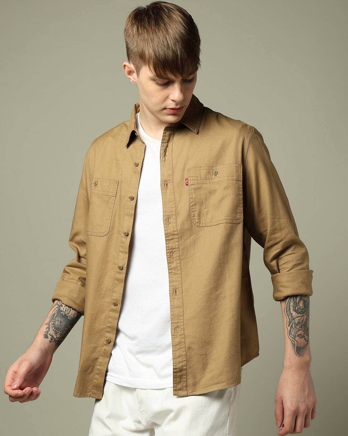 『TEN WORK SHIRT KHAKI S』 419lusu7l4L.jpg