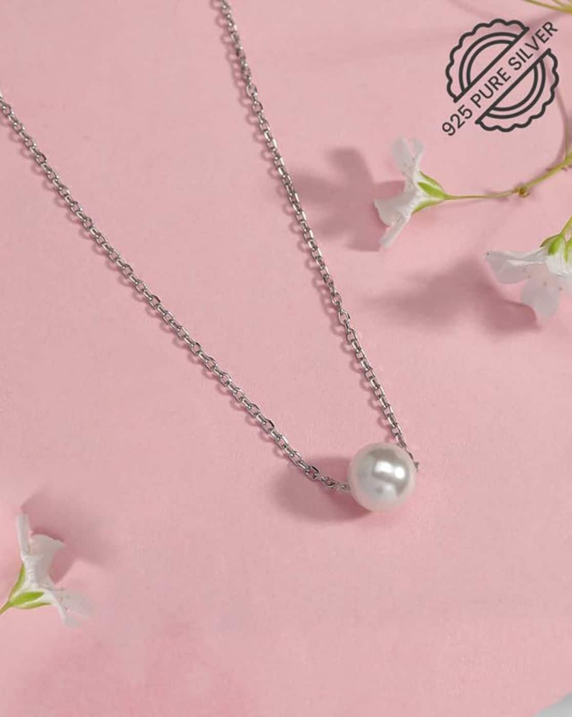 Buy Silver Necklaces Pendants for Women by Miss Highness Online