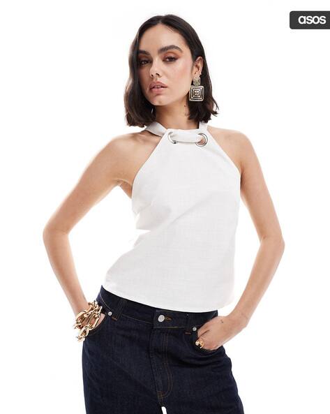 asos halter neck top