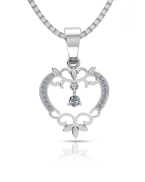 Buy Silver Necklaces Pendants for Women by Miss Highness Online