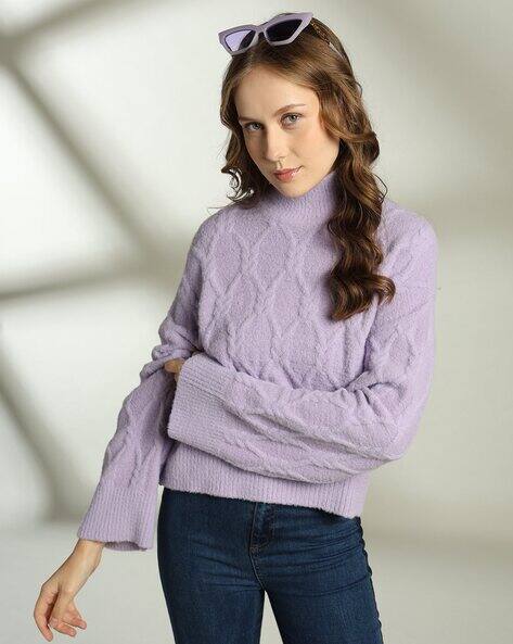 Lee Cooper Women Cable-Knit Winterwear Sweater