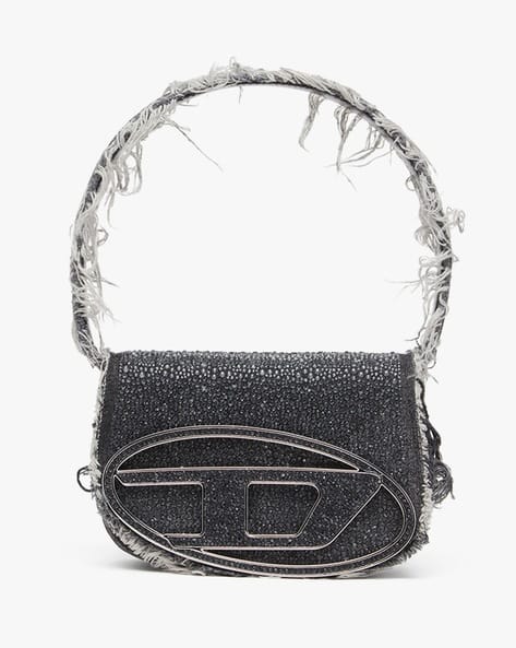 Buy DIESEL 1DR - Iconic Denim Medium Shoulder Bag | Blue Color