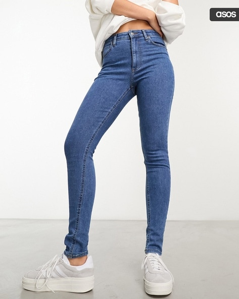 Buy Blue Jeans Jeggings for Women by ASOS DESIGN Online Ajio