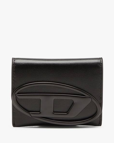 Buy DIESEL Holi-D Holi-D Card Holder Wallet | Black Color Men