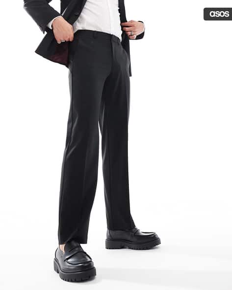 Buy Black Trousers Pants for Men by ASOS DESIGN Online