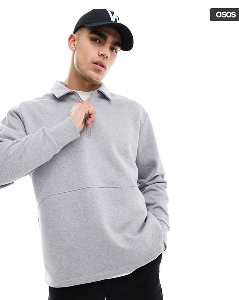 Buy Grey Sweatshirt Hoodies for Men by ASOS DESIGN Online Ajio