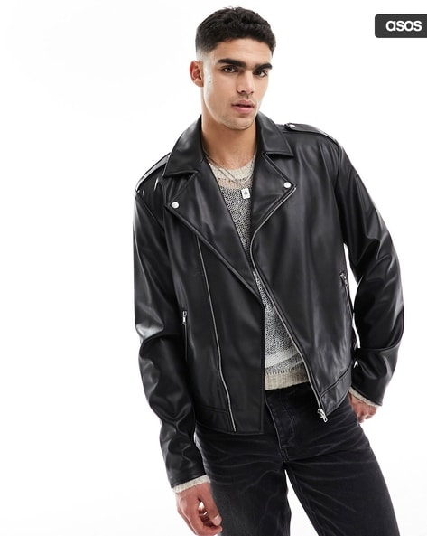 Buy Black Jackets Coats for Men by ASOS DESIGN Online Ajio