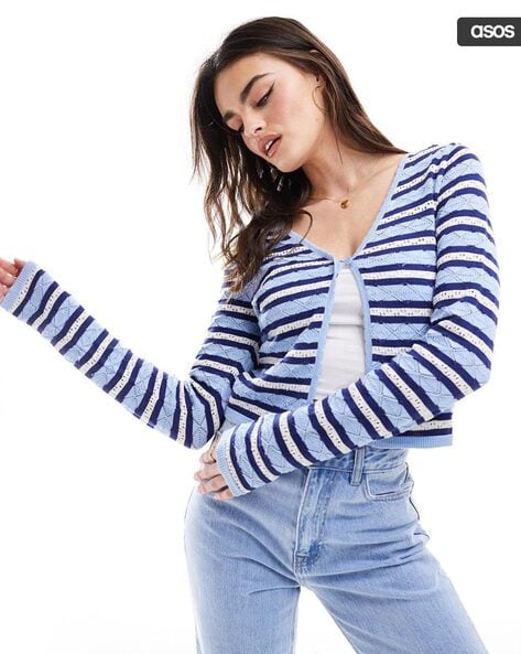 Asos navy cardigan best sale