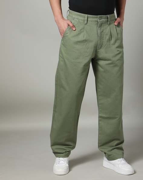 Buy Green Trousers Pants for Men by LEVIS Online Ajio