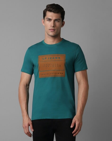 Crew-Neck T-Shirt with Short Sleeves