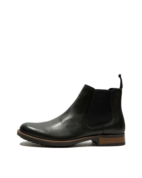 Chelsea Boots With Stacked Heel Mens Boots ASOS Chelsea Boots In
