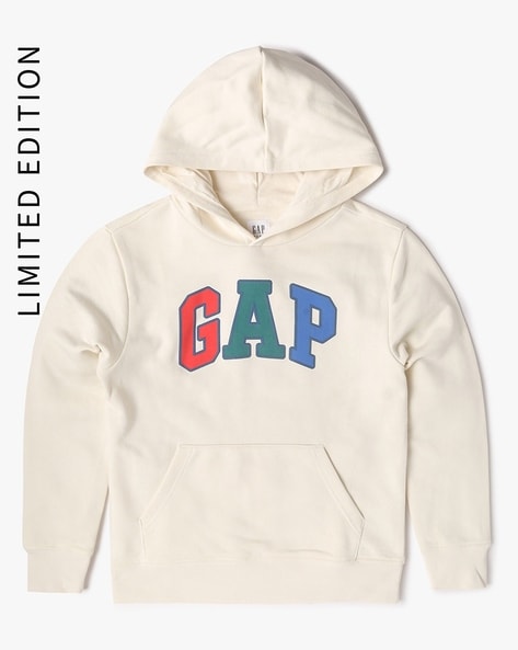 Boys Logo Print Hoodie