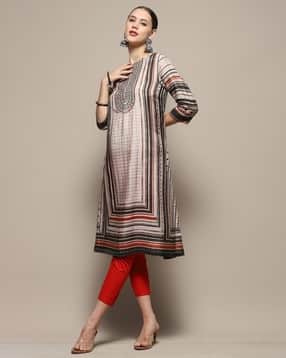 biba Women Striped A-Line Kurta-picture-23
