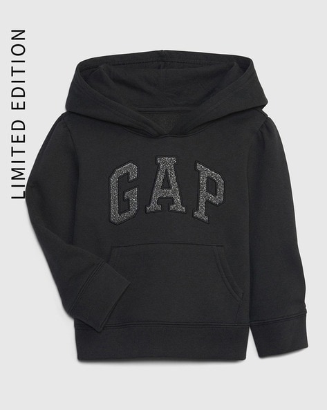 Buy Black Sweatshirts Hoodie for Girls by Gap Kids Online Ajio