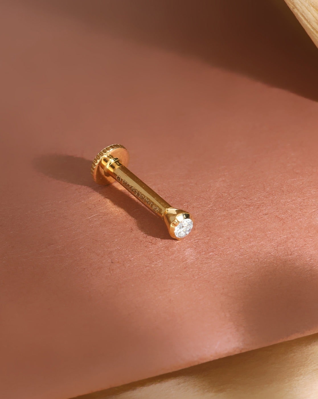 Gold Jewellery Nose Stud Gold Grt Diamond Nose Stud Price In Grt