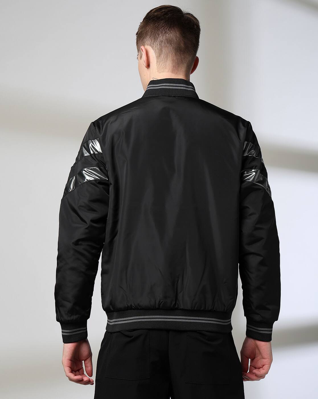 Buy Jet Black Jackets & Coats for Men by Teamspirit Online | Ajio.com