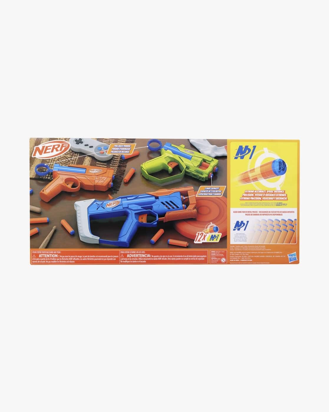 NERF トイガン 3点セット Nerf Plastic Alpha Strike 35-Piece Ultimate Mission Pack