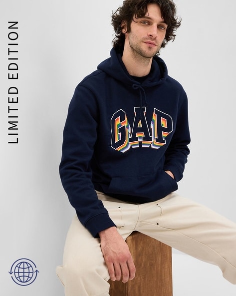 Price History of GAP Men Printed Regular Fit Hoodie from Ajio 2191 2855647