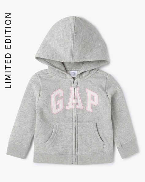 Gap Kids Heathered Zip-Front Hoodie