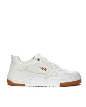 Round-Toe Casual Shoes with Lace Fastening