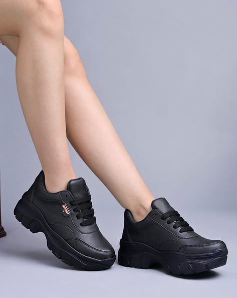 Buy Black Sports Shoes for Women by Shoetopia Online
