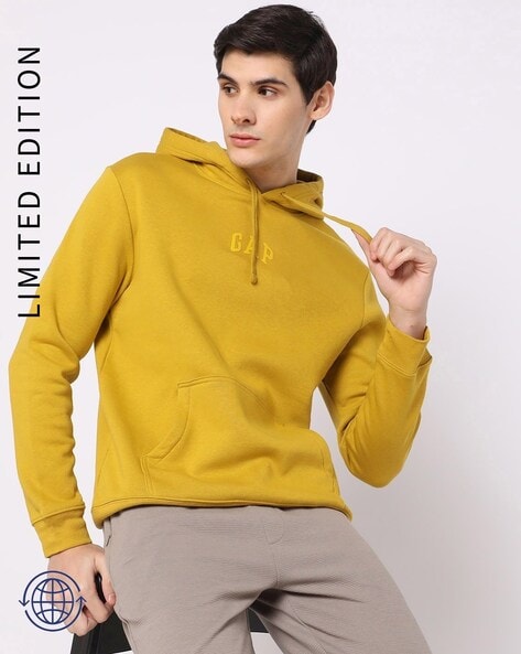 Gap mustard yellow hoodie hotsell