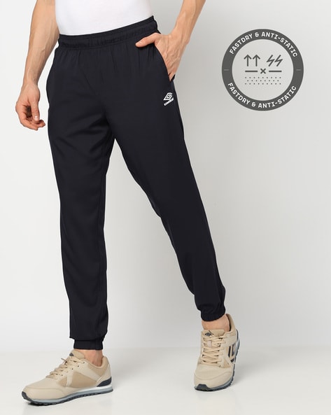 Men Joggers with Logo Print