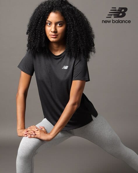NEW BALANCE Women Athletics Short Sleeve Fitted T-Shirt