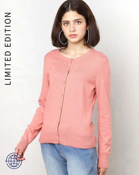 Gap pink cardigan best sale