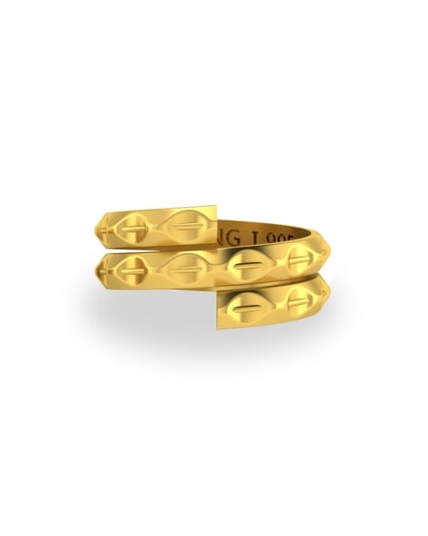 3G 24 KT 995 Yellow Gold Vedhani