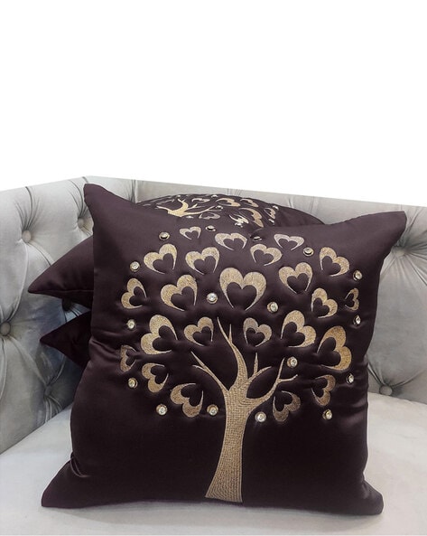 Buy Beige Cushions Pillows for Home Kitchen by Good Vibes Online Ajio