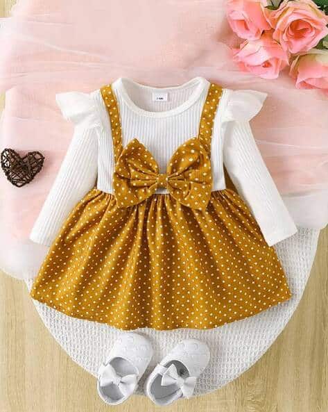Buy Mustard Dresses Frocks for Girls by Thoillling Online