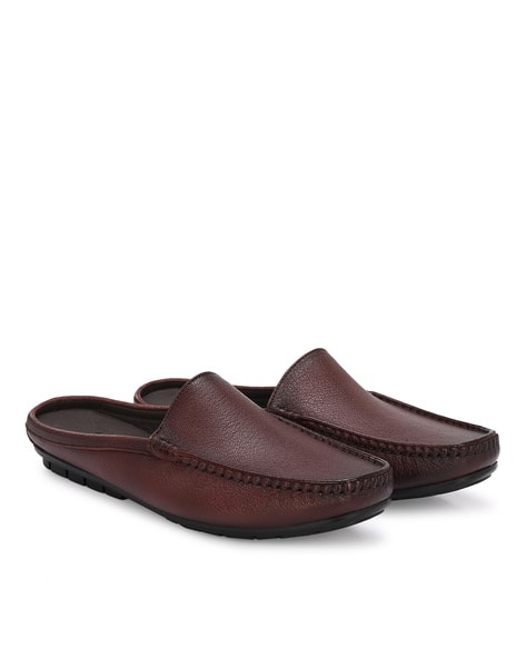 Men Square-Toe Slip-On Mule