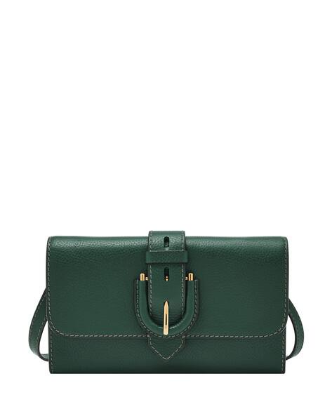 FOSSIL Leather Crossbody Bag with Adjustable Strap