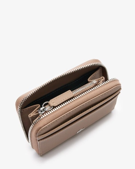★LACOSTE★ Women's City Court Coin Zip Around Wallet Beige Amazon.com: Lacoste Women's Large Zip Wallet, Pink Madras