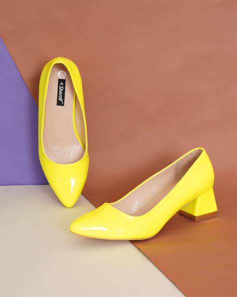 Jcpenney Discount Jcpenney Yellow Heels Women's Shoes