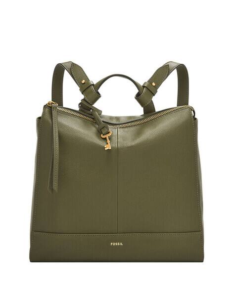 FOSSIL Leather Backpack with Adjustable Strap