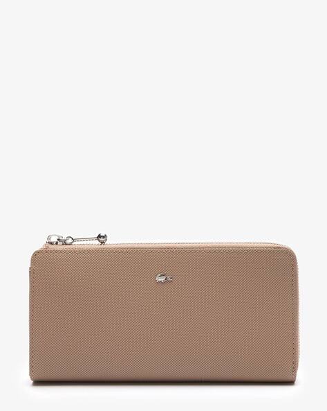 ★LACOSTE★ Women's City Court Coin Zip Around Wallet Beige Buy Brown Wallets for Women by Lacoste Online | Ajio.com