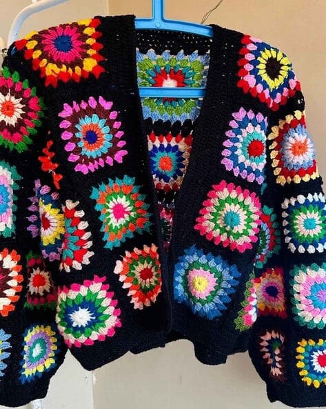 トップス Eaphi FRONT WAVE CROCHET KNIT CARDIGAN Eaphi FRONT WAVE CROCHET KNIT CARDIGAN(Spring Falls