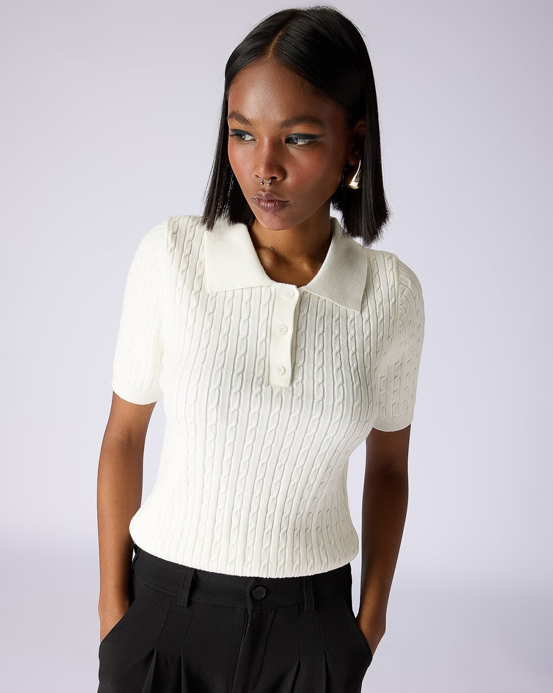 pon　Oblada | POLO KNIT WOMEN ビショップ pon Oblada | POLO KNIT WOMEN ビショップ pon Oblada | POLO KNIT